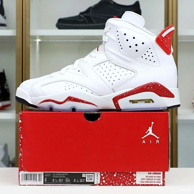 6 JORDAN RED OREO AIR 0717